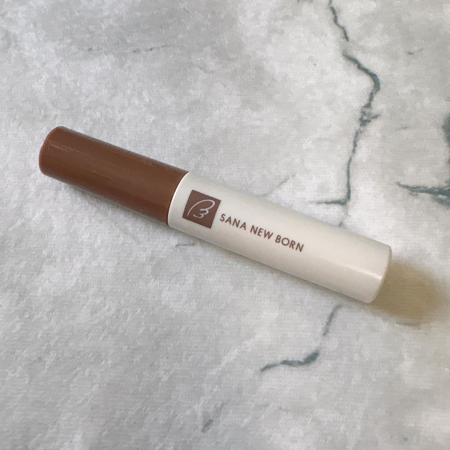 サナ ニューボーン カラーリングブロウマスカラ 03 モーヴブラウン/サナ ニューボーン/マスカラを使ったクチコミ（2枚目）