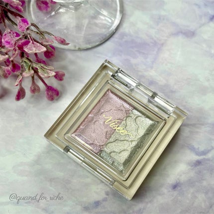 リシェ ダズリング デュオ アイズ/Visée/アイシャドウパレットを使ったクチコミ(2枚目)