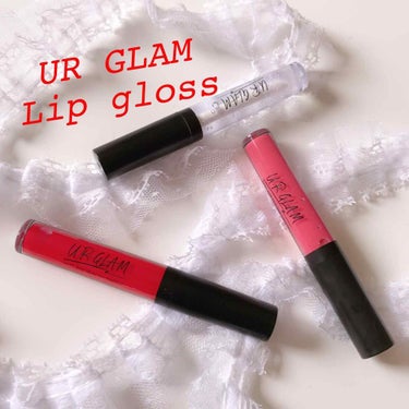 UR GLAM　SHEER LIP GLOSS シャイニークリア/U R GLAM/リップグロスを使ったクチコミ（1枚目）