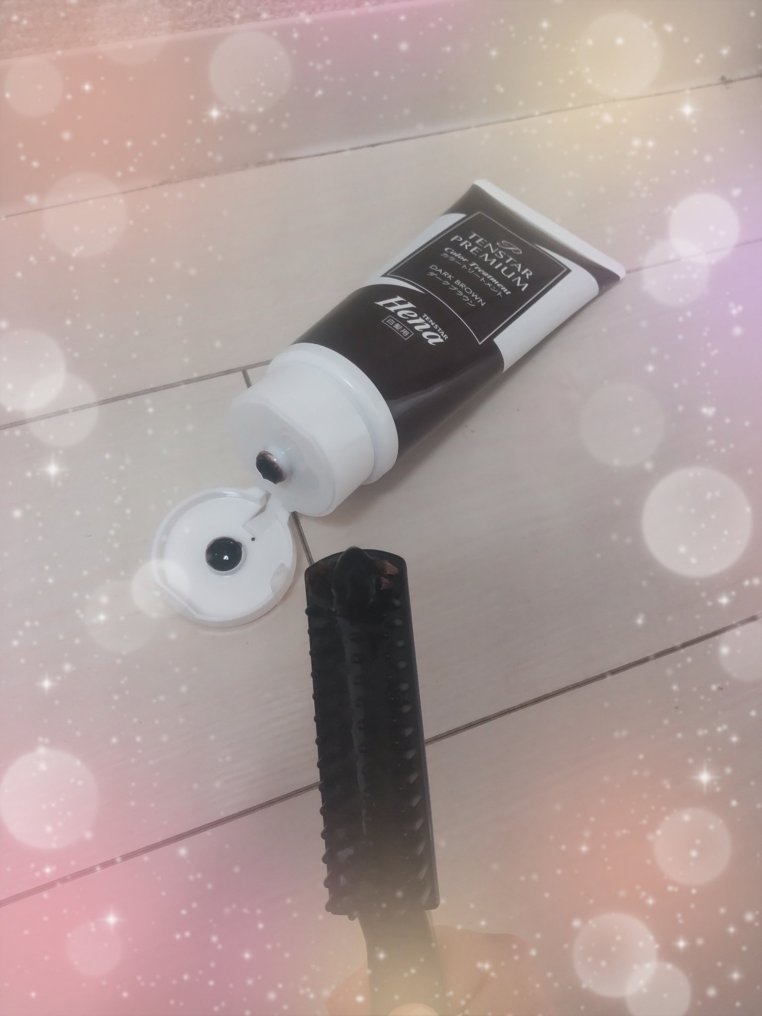 カラートリートメント/テンスター/ヘアカラーを使ったクチコミ（2枚目）