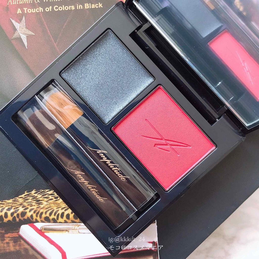 コンスピキュアス ダブルアイズ  01 ボルドー/Amplitude/アイシャドウパレットを使ったクチコミ（1枚目）