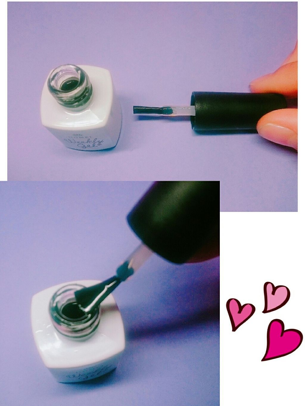 ウィークリージェル/HOMEI/ジェルネイルを使ったクチコミ(2枚目)