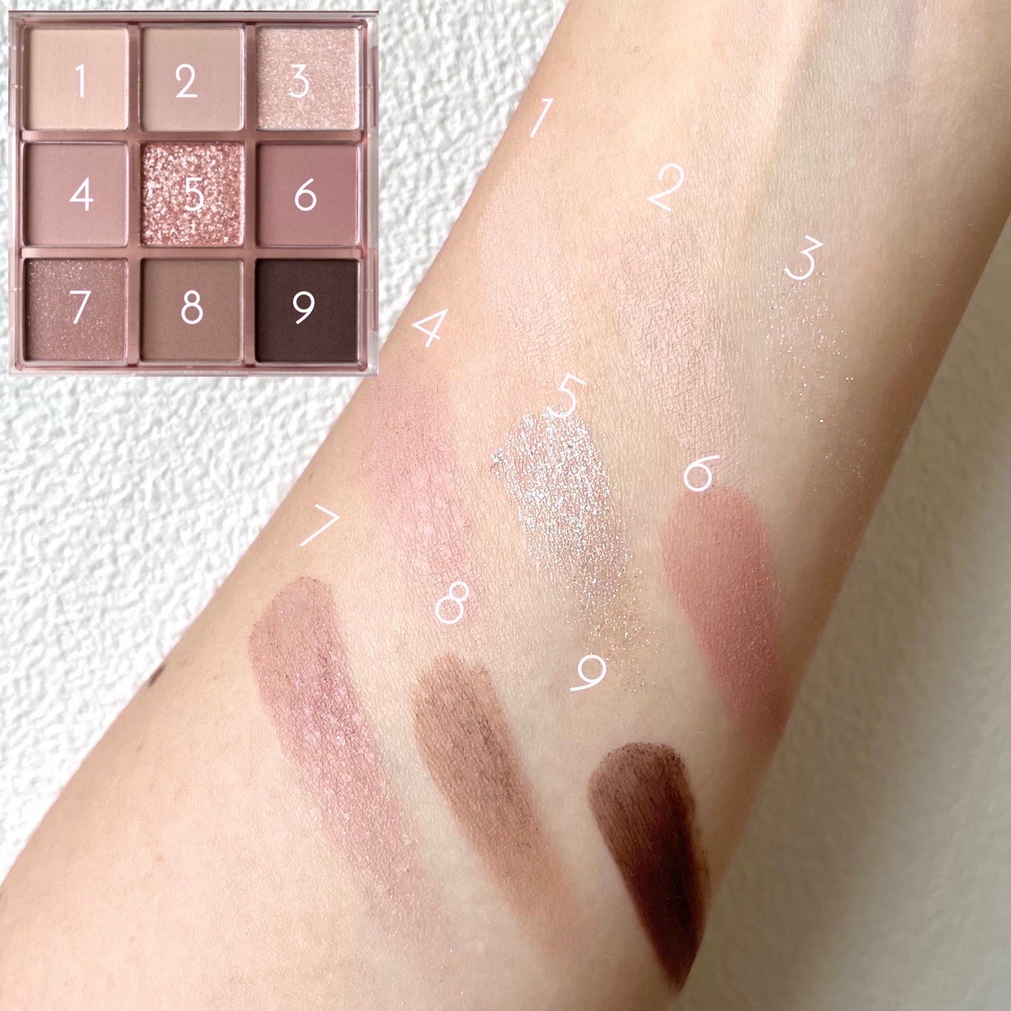 KEYBO FALL IN LOVE SHADOW PALETTE/keybo/アイシャドウパレットを使ったクチコミ(2枚目)