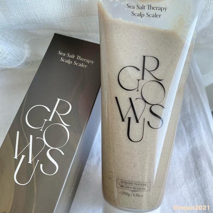 シーソルトセラピースカルプスケーラー/GROWUS/ヘッドスクラブを使ったクチコミ(4枚目)