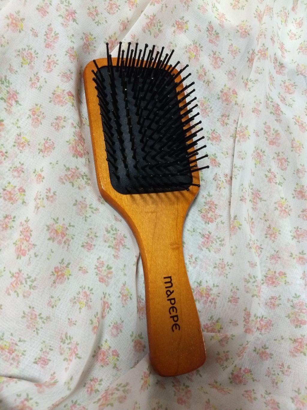 ふかふかクッションのミニパドルブラシ/マペペ/ヘアブラシを使ったクチコミ（2枚目）