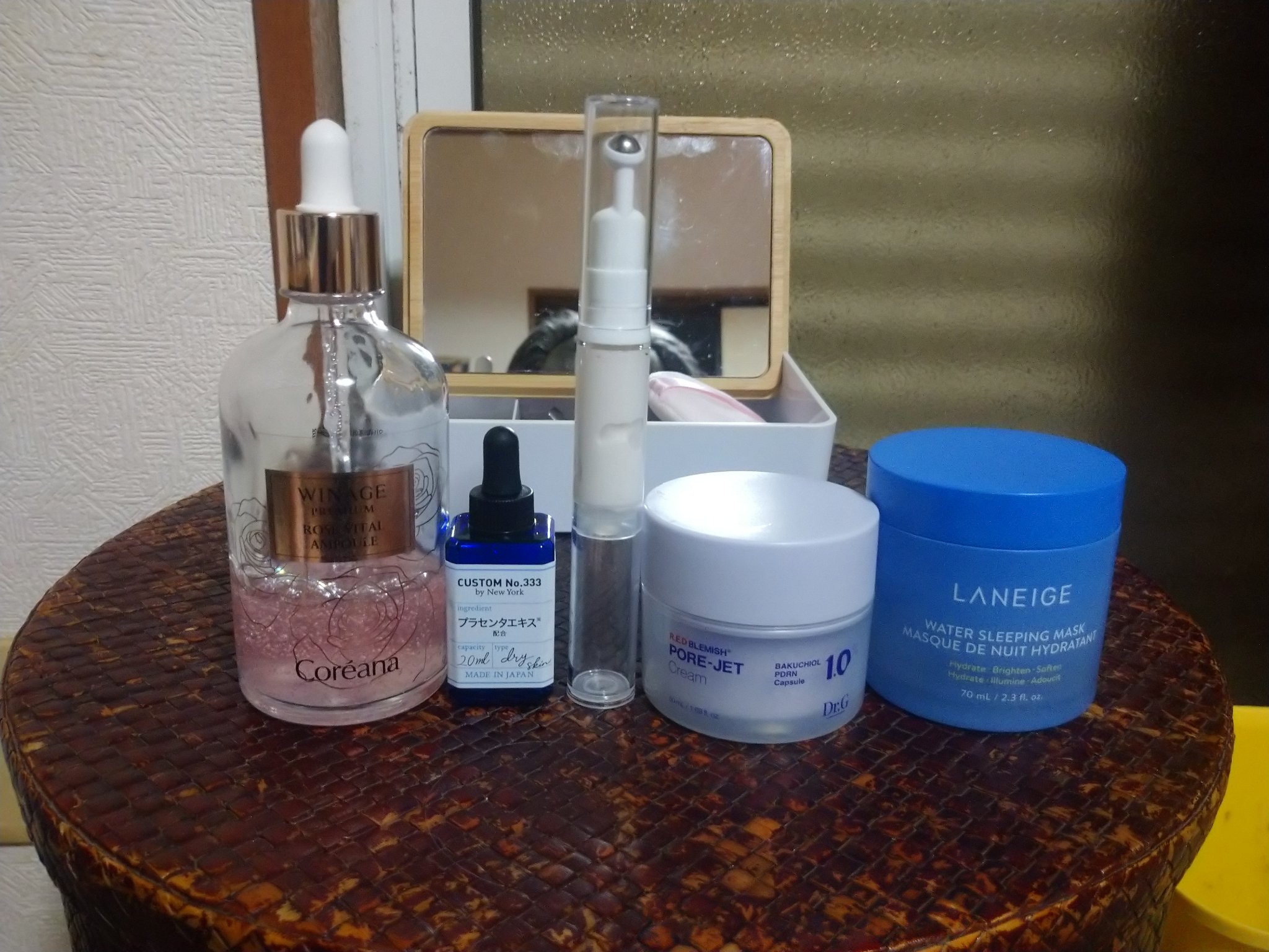 試してみた】WINAGE PREMIUM ROSE VITAL AMPOULE Coreanaの効果