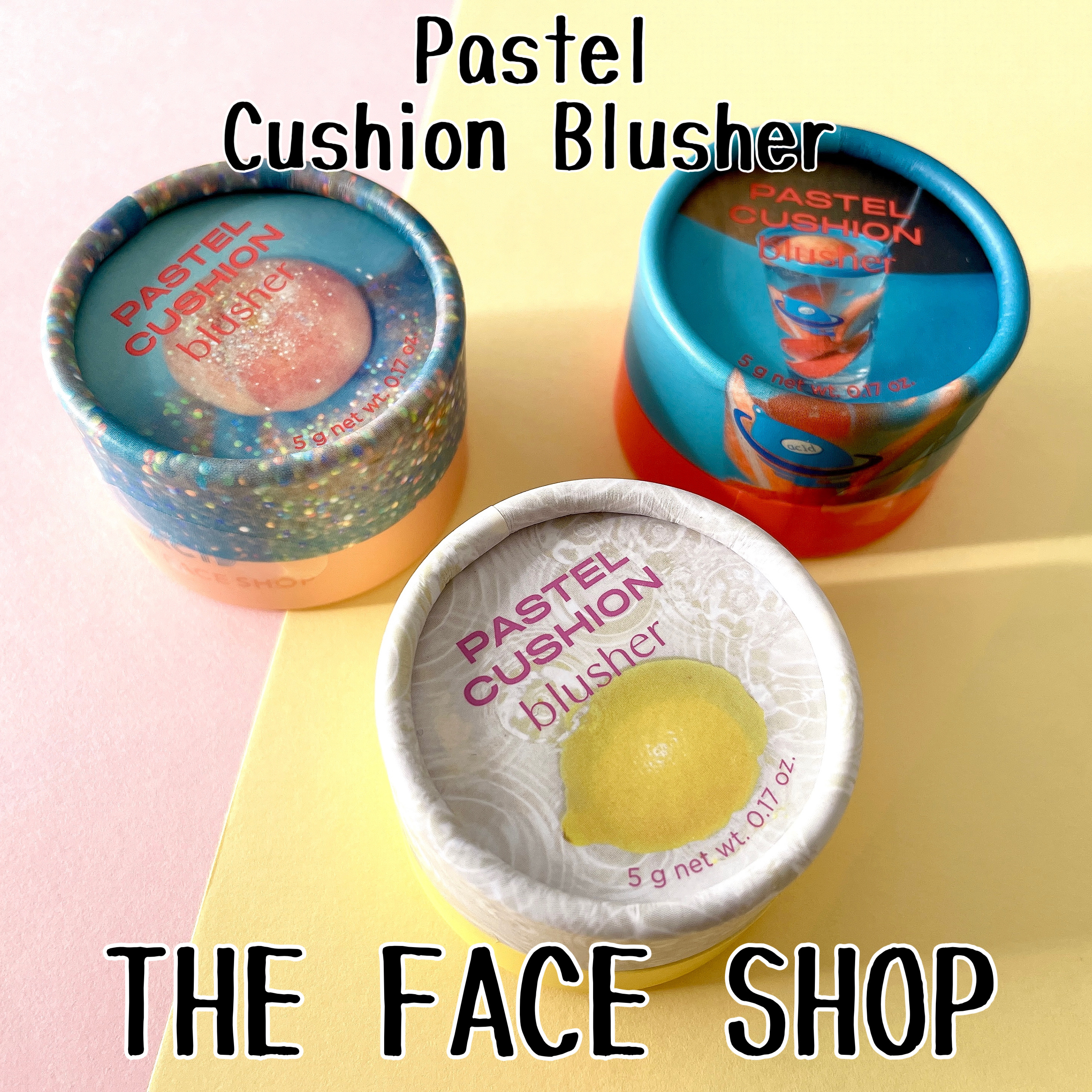 パステルクッションブラッシャー 06ローズペタル/THE FACE SHOP/パウダーチークを使ったクチコミ（1枚目）