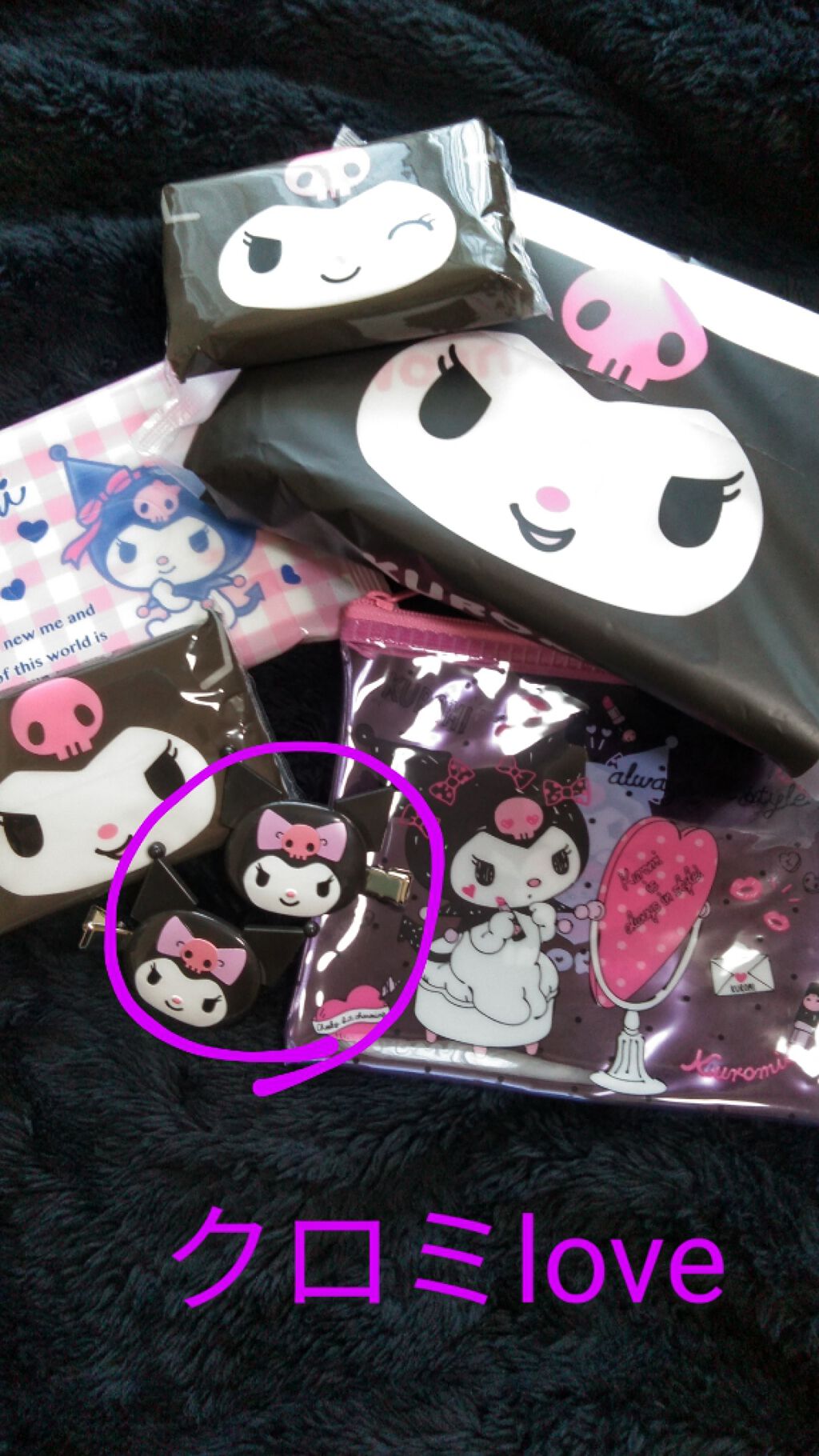 前髪クリップ/サンリオ/ヘアアクセサリーを使ったクチコミ(1枚目)