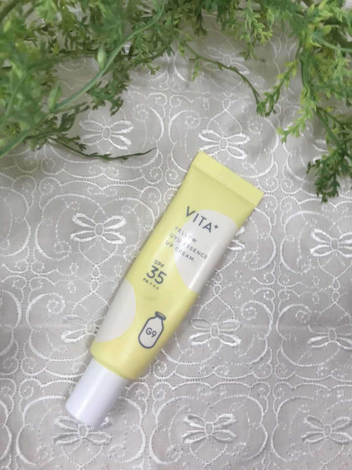 ウユエッセンス UVクリーム VITA+ /G9SKIN/日焼け止めクリームを使ったクチコミ（1枚目）