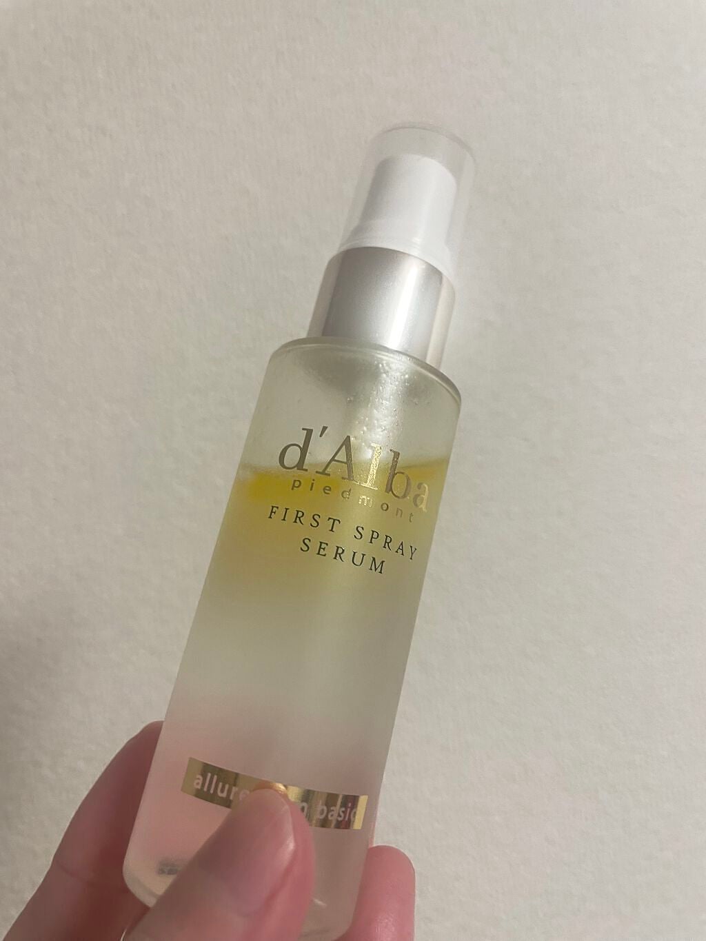 ダルバ ホワイトトリュフファーストスプレーセラム/ダルバ/ミスト状化粧水を使ったクチコミ(1枚目)