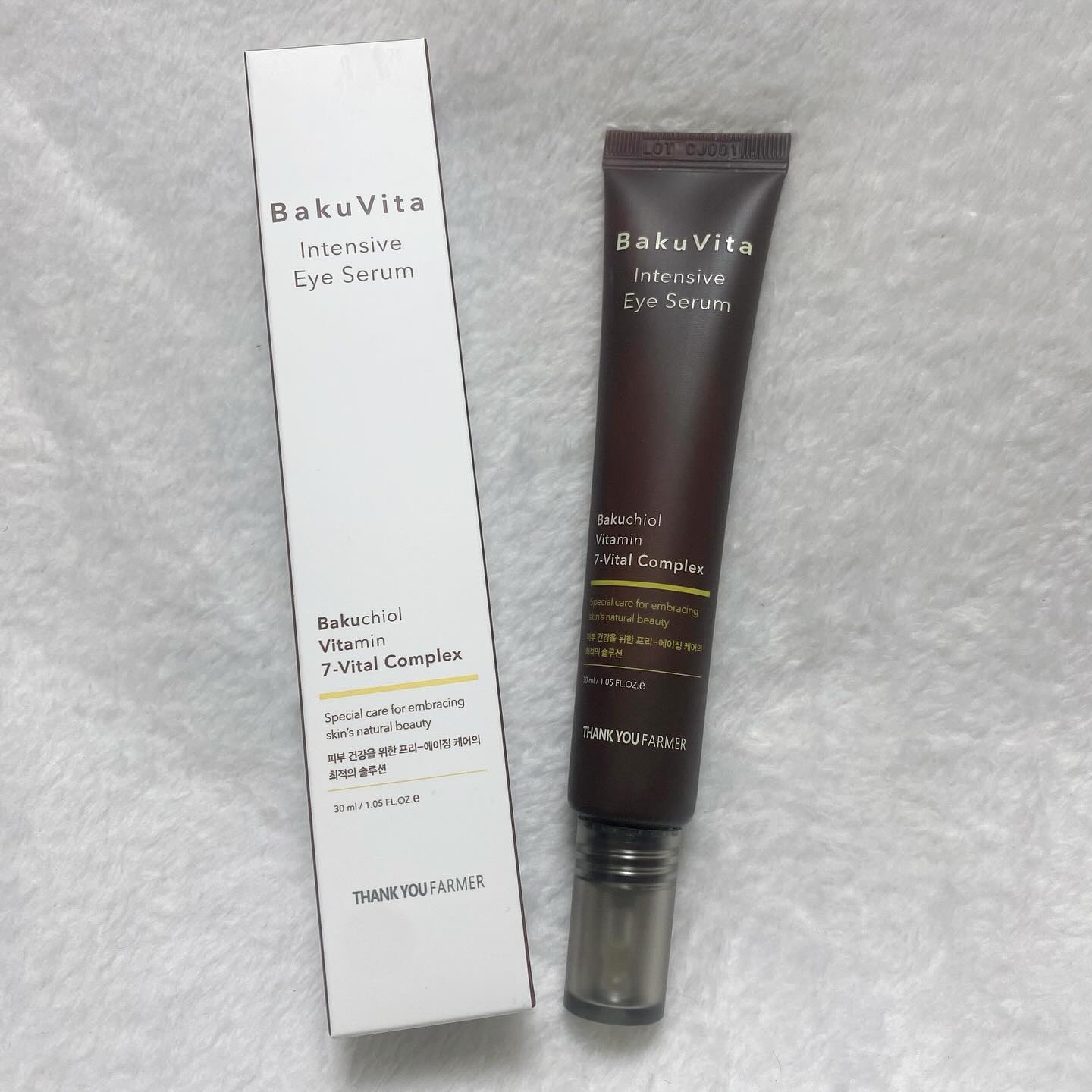 バクビタインテンシブアイセラム/THANK YOU FARMER/その他スキンケアを使ったクチコミ（1枚目）