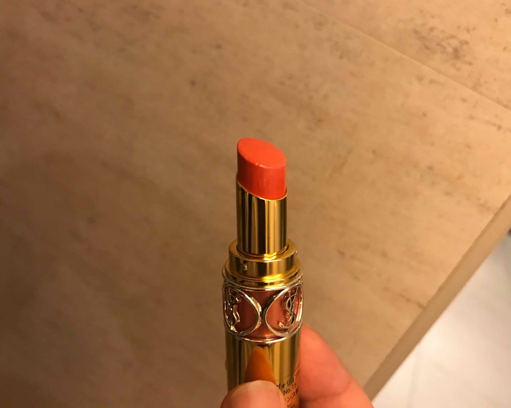 ルージュ ヴォリュプテ シャイン/YVES SAINT LAURENT BEAUTE/口紅を使ったクチコミ(1枚目)