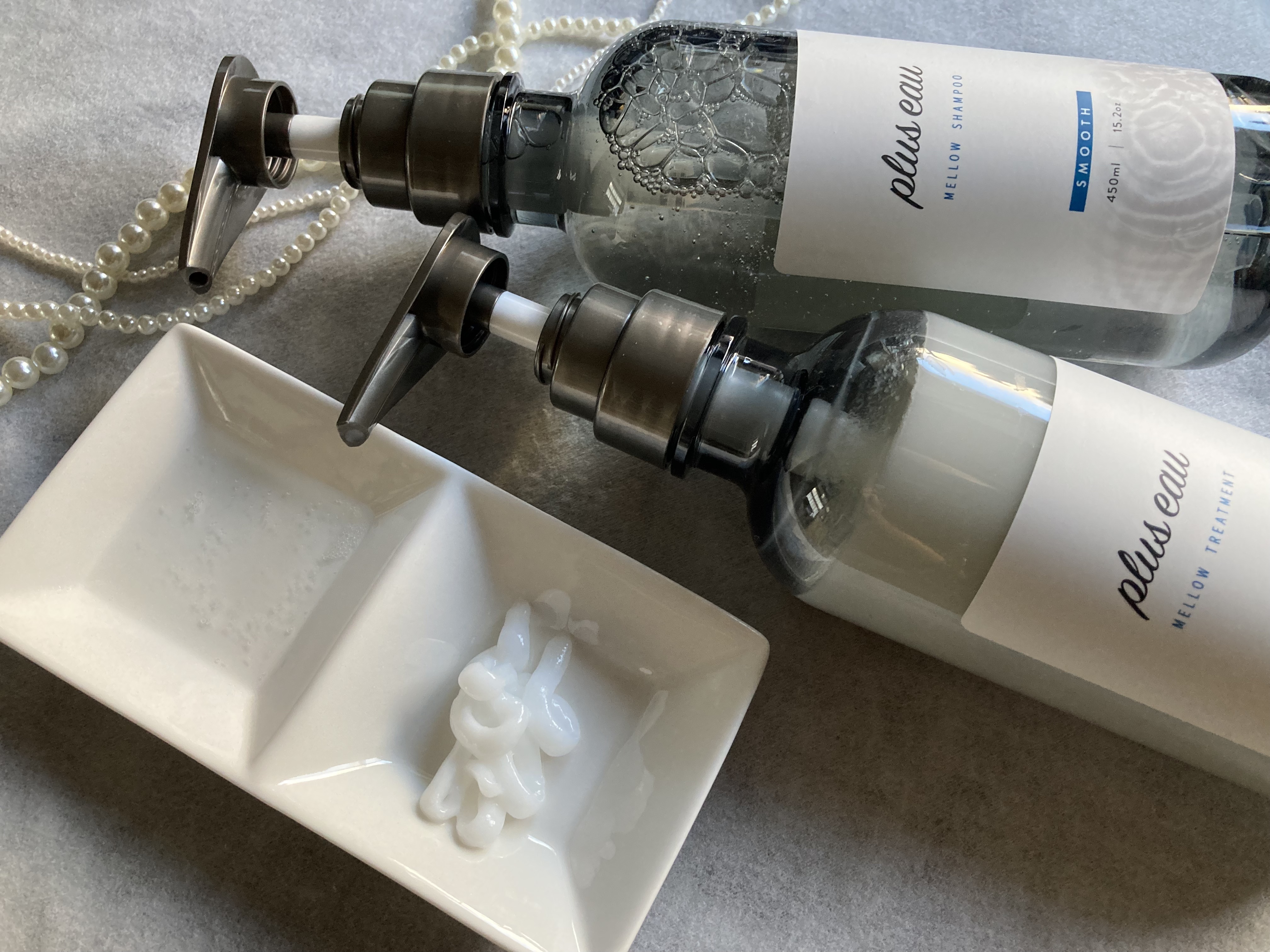 メロウシャンプー/メロウトリートメント/plus eau/市販シャンプーを使ったクチコミ（2枚目）