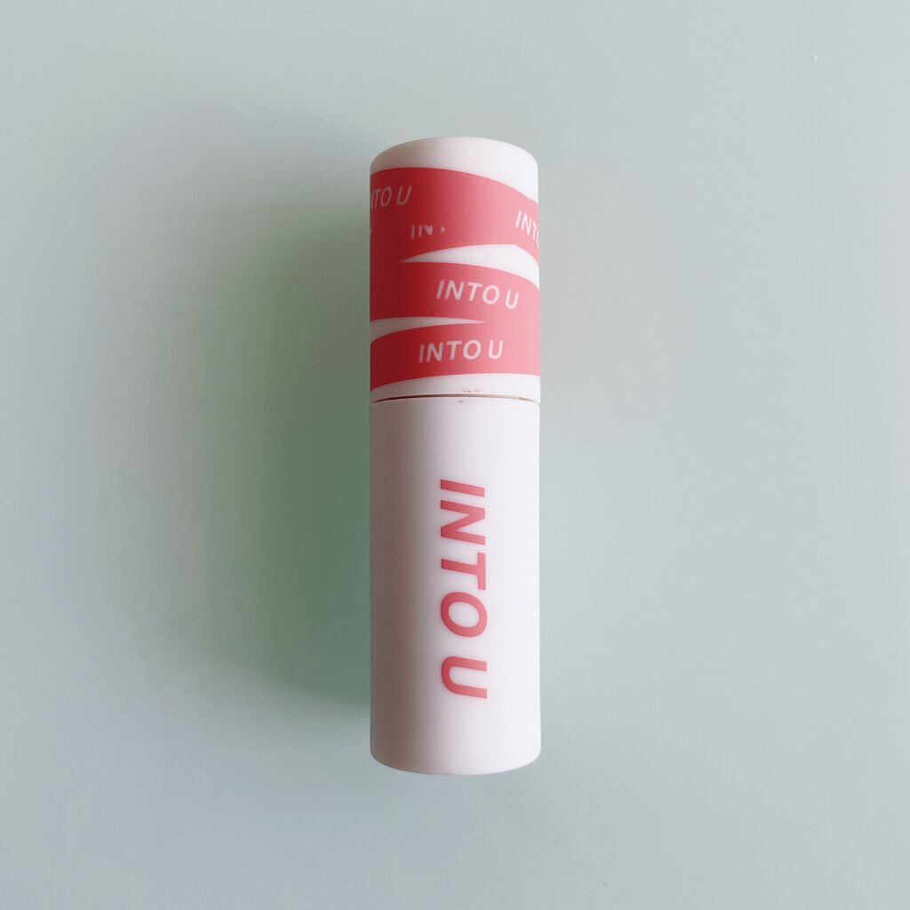 スーパーマットリップ＆チークマッド/INTO U/口紅を使ったクチコミ（1枚目）