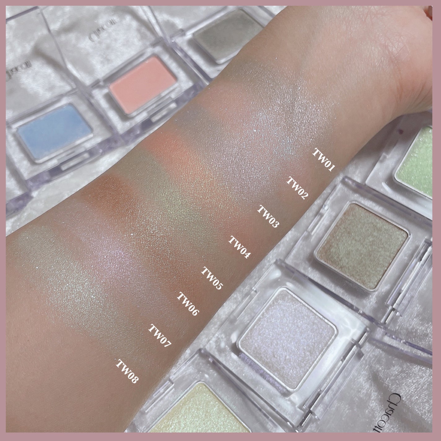 マルチカラーバリエーション トゥインクル/チャコット・コスメティクス/単色アイシャドウを使ったクチコミ(7枚目)