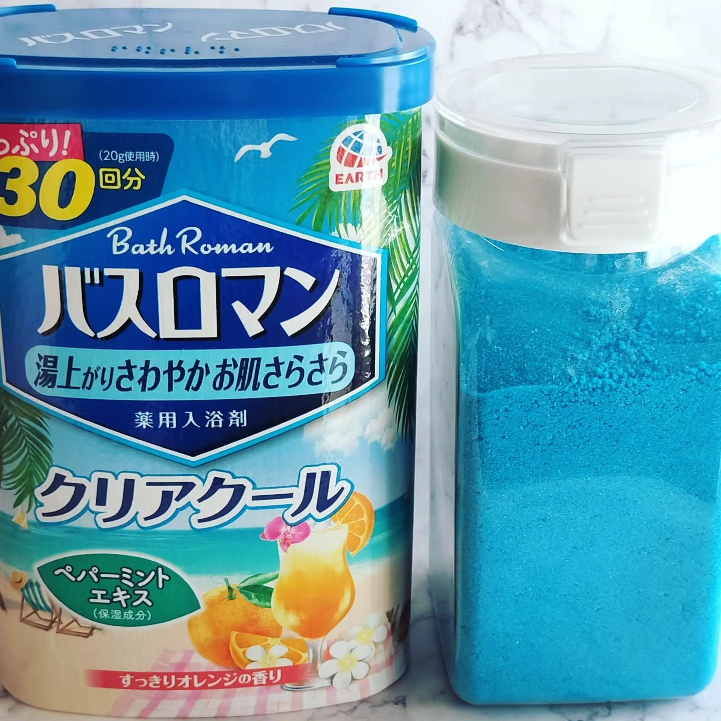 バスロマン クリアクール/バスロマン/炭酸系入浴剤を使ったクチコミ（1枚目）