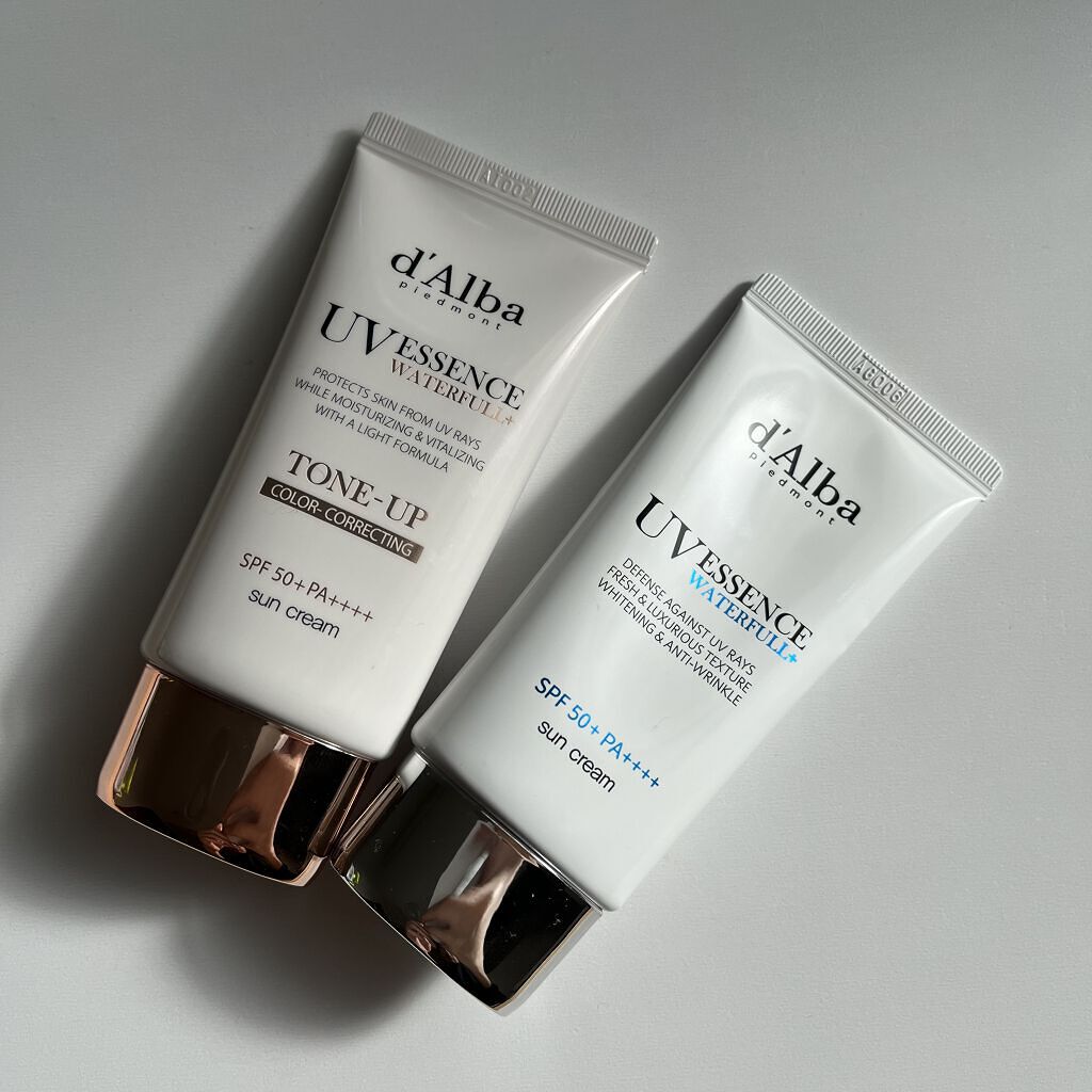 ウォータフルトーンアップサンクリーム/ダルバ/日焼け止めクリームを使ったクチコミ（1枚目）