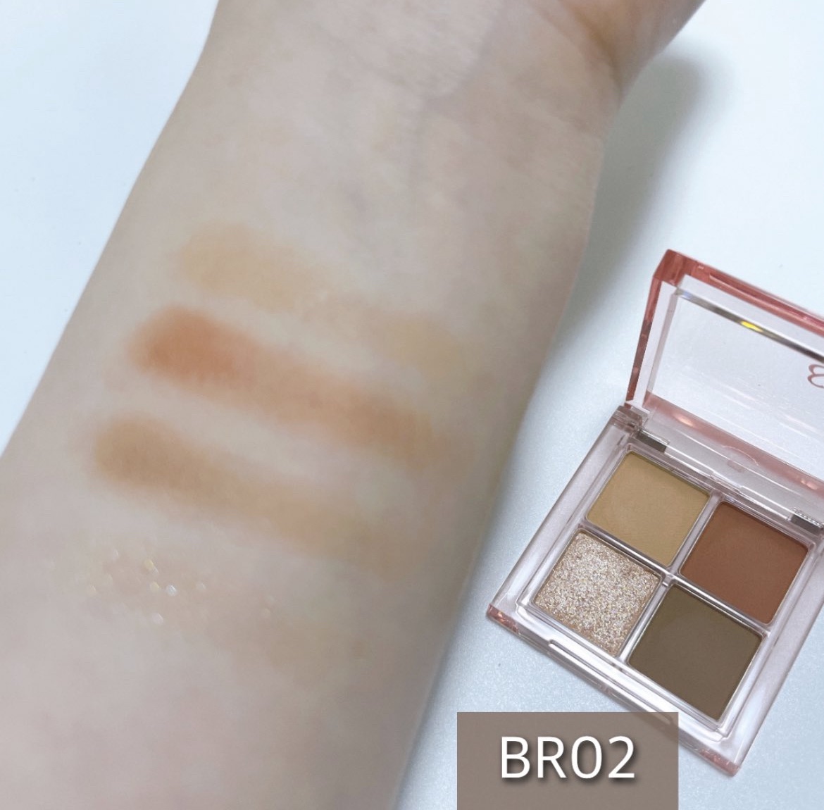 アンドバイロムアンド　グラッシーアイグリッター/&nd by rom&nd/グリッターを使ったクチコミ（2枚目）