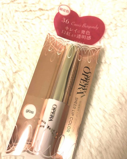 オペラ シアーリップカラー RN/OPERA/リップグロスを使ったクチコミ(1枚目)