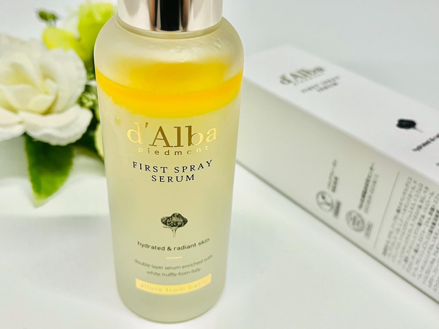 ダルバ ホワイトトリュフファーストスプレーセラム/ダルバ/ミスト状化粧水を使ったクチコミ（2枚目）