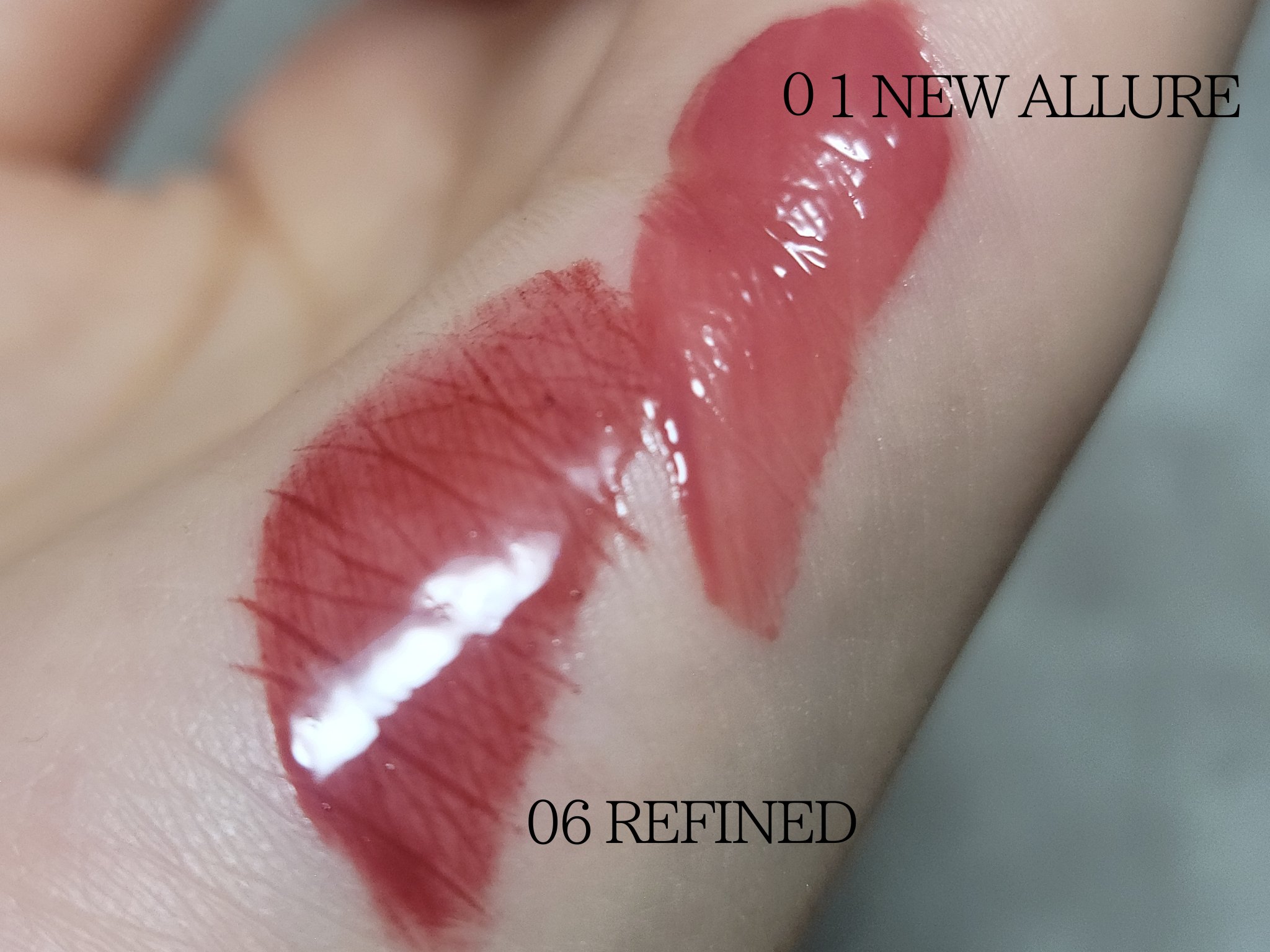 ムードインハンサーウォーターリキッドグロウ/hince/口紅を使ったクチコミ（3枚目）