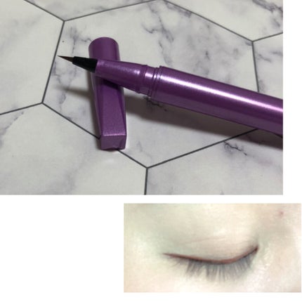 「密着アイライナー」ショート筆リキッド/デジャヴュ/リキッドアイライナーを使ったクチコミ(4枚目)