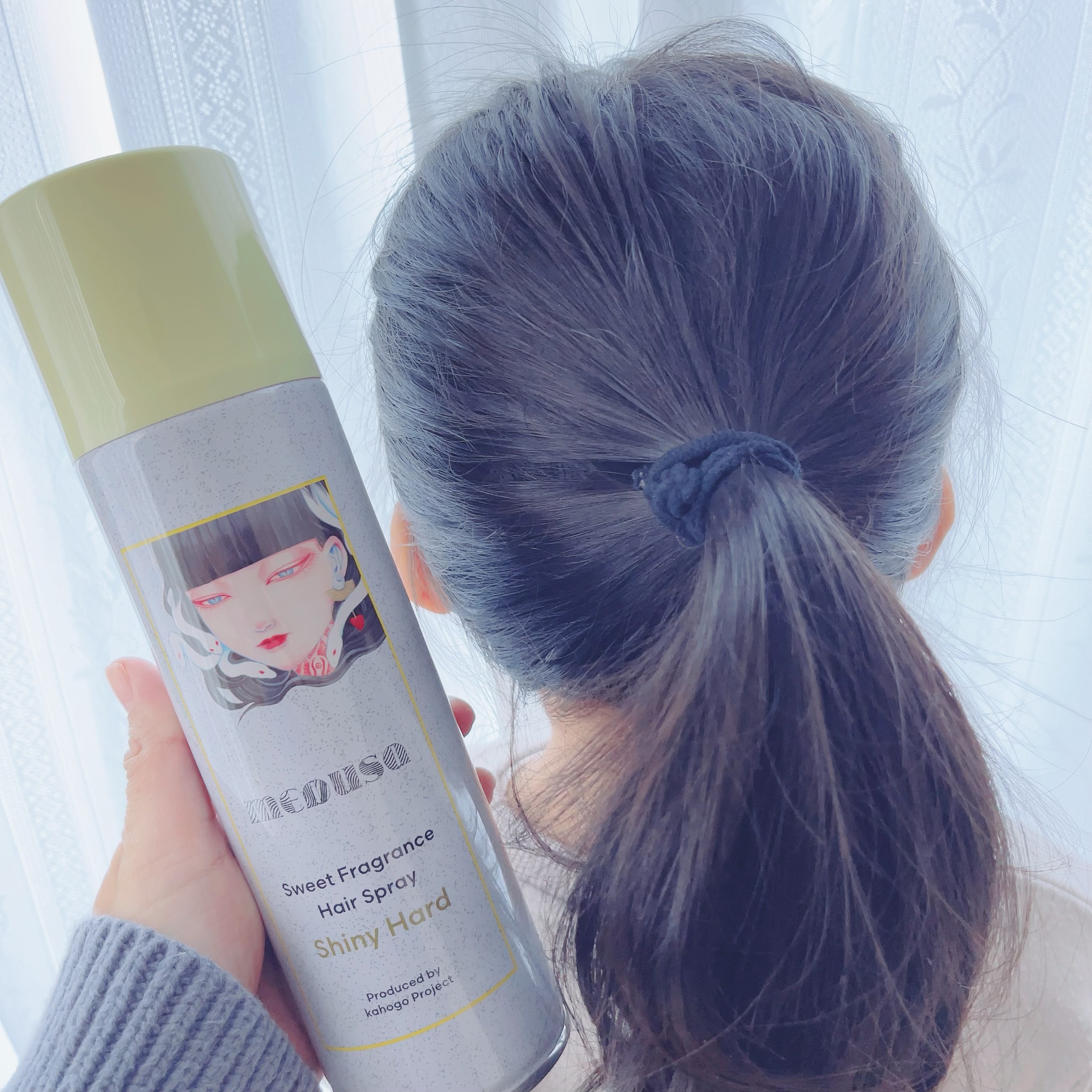 スウィートフレグランスヘアスプレー シャイニーハード/メドゥーサ/ヘアスプレーを使ったクチコミ（1枚目）