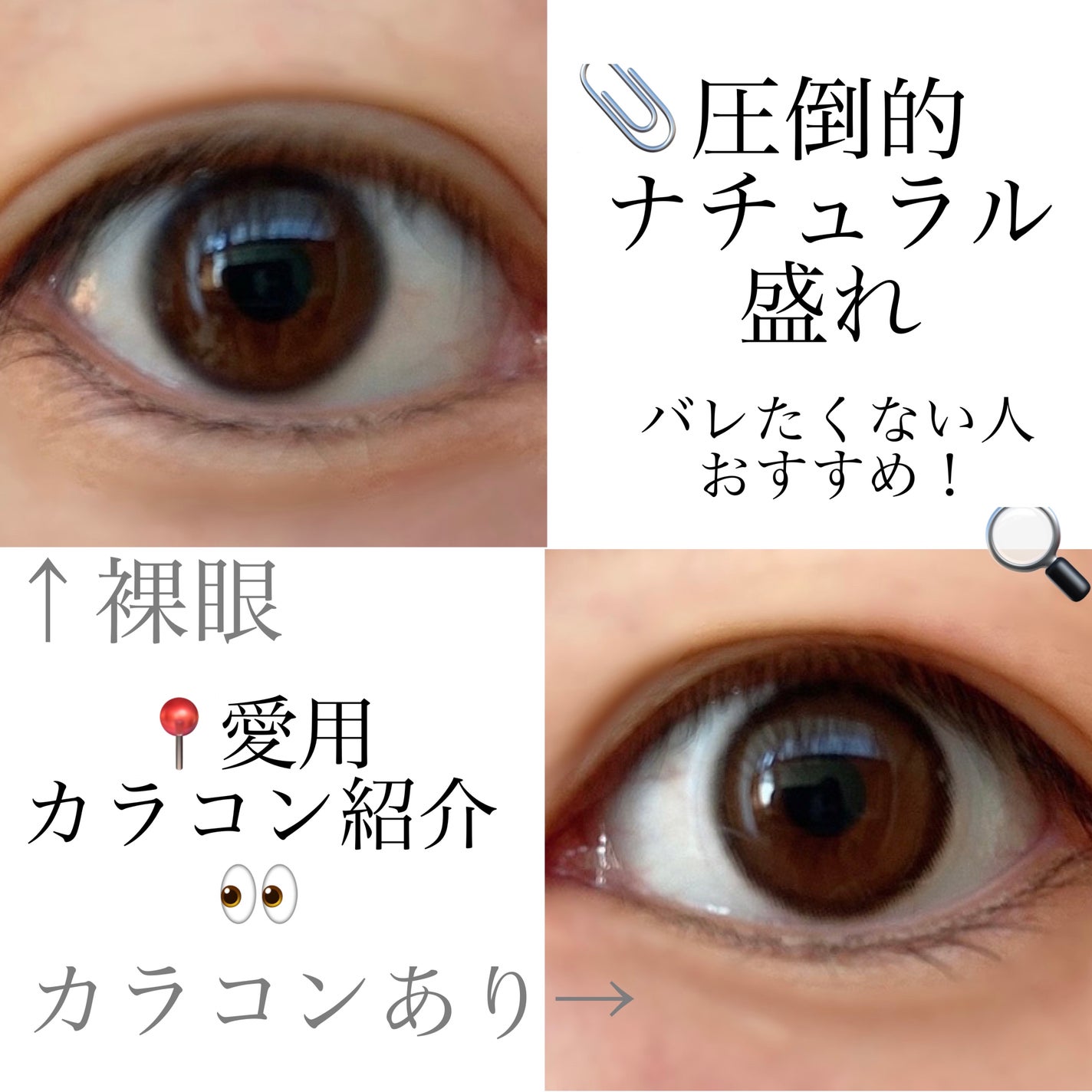 ViVi Ring 1Month/OLENS/カラーコンタクトレンズを使ったクチコミ(1枚目)