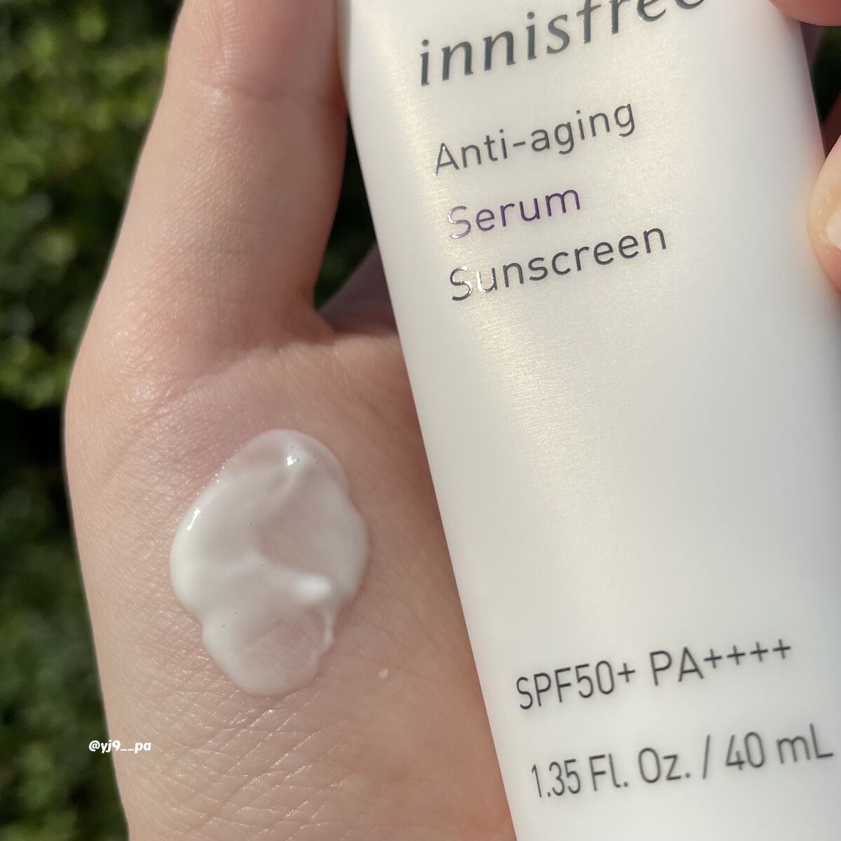 アンチエイジング セラム サンスクリーン/innisfree/日焼け止め・UVケアを使ったクチコミ（2枚目）