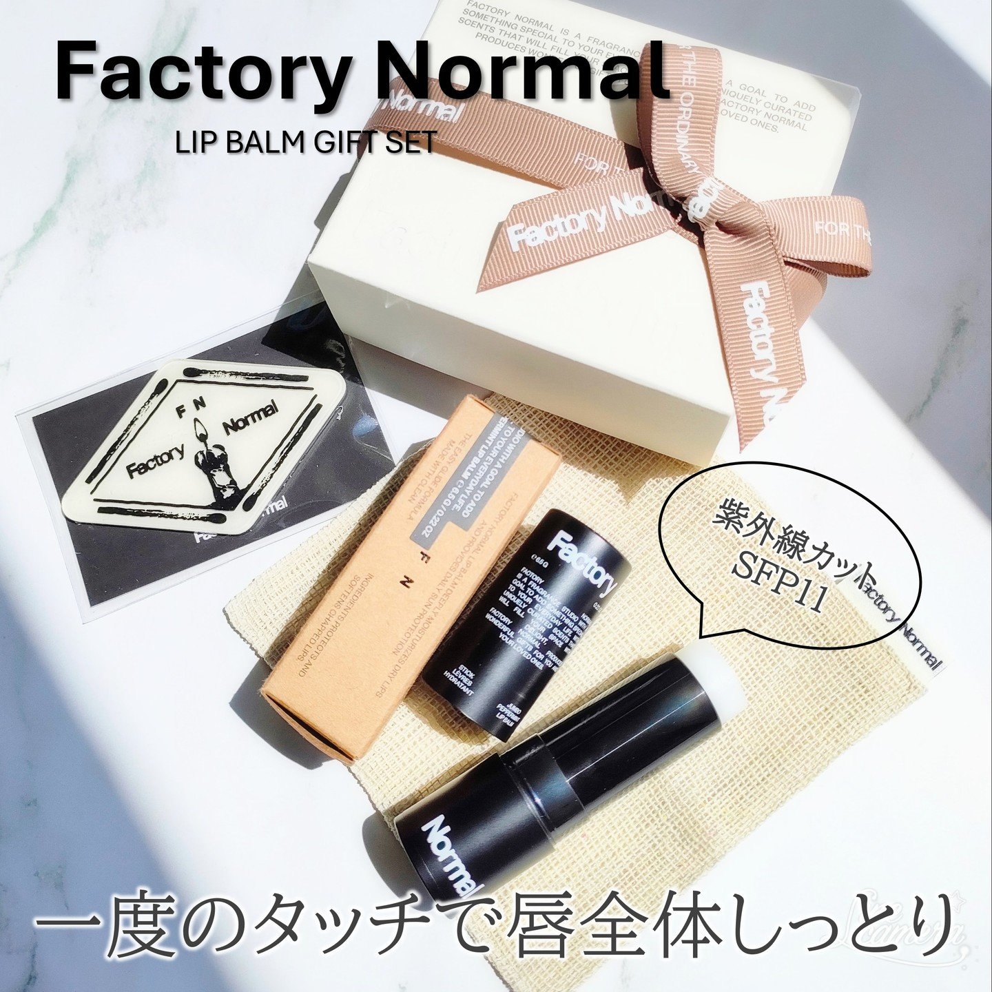 Vegan Jumbo Peppermint Lip Balm/Factory Normal/リップバームを使ったクチコミ（1枚目）