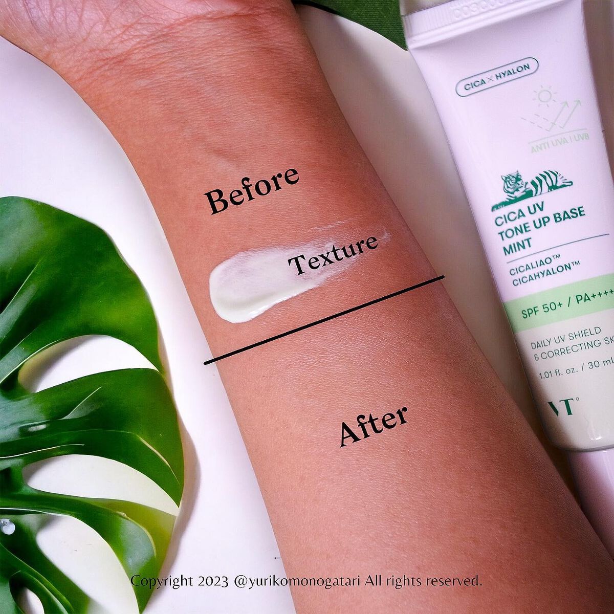 CICA UVトーンアップベース/VT/化粧下地を使ったクチコミ（3枚目）