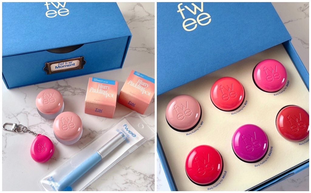 リップアンドチーク ブラーリープリンポット/fwee/口紅を使ったクチコミ(3枚目)