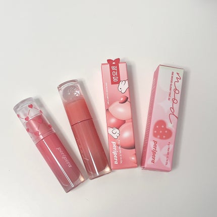 インク ムード グロイ ティント 28 ROSE STANDARD/PERIPERA/リップティントを使ったクチコミ(1枚目)