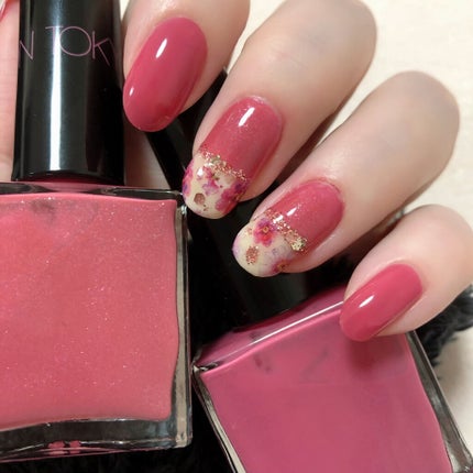 しずくネイルシール/キャンドゥ/ネイルシールを使ったクチコミ(2枚目)