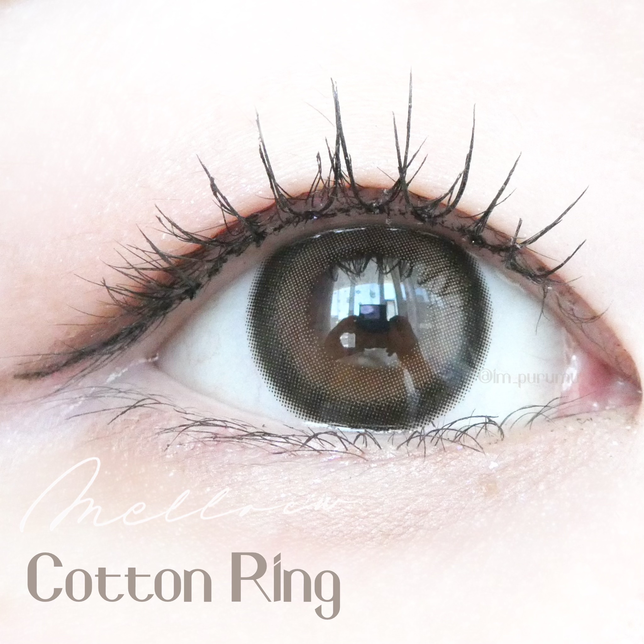 melloew 1day コットンリング/melloew/ワンデー（１DAY）カラコンを使ったクチコミ（1枚目）