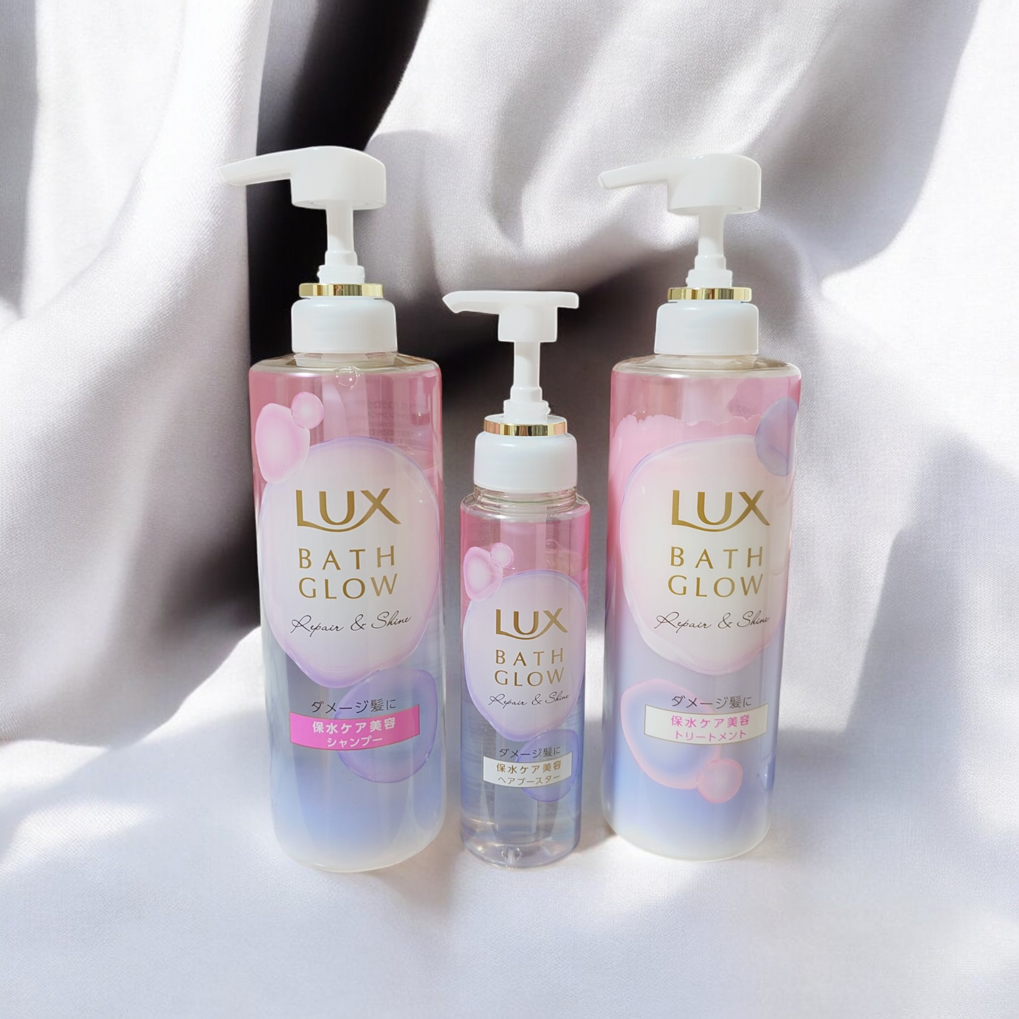 バスグロウ リペア&シャイン シャンプー / トリートメント/LUX/市販シャンプーを使ったクチコミ（1枚目）