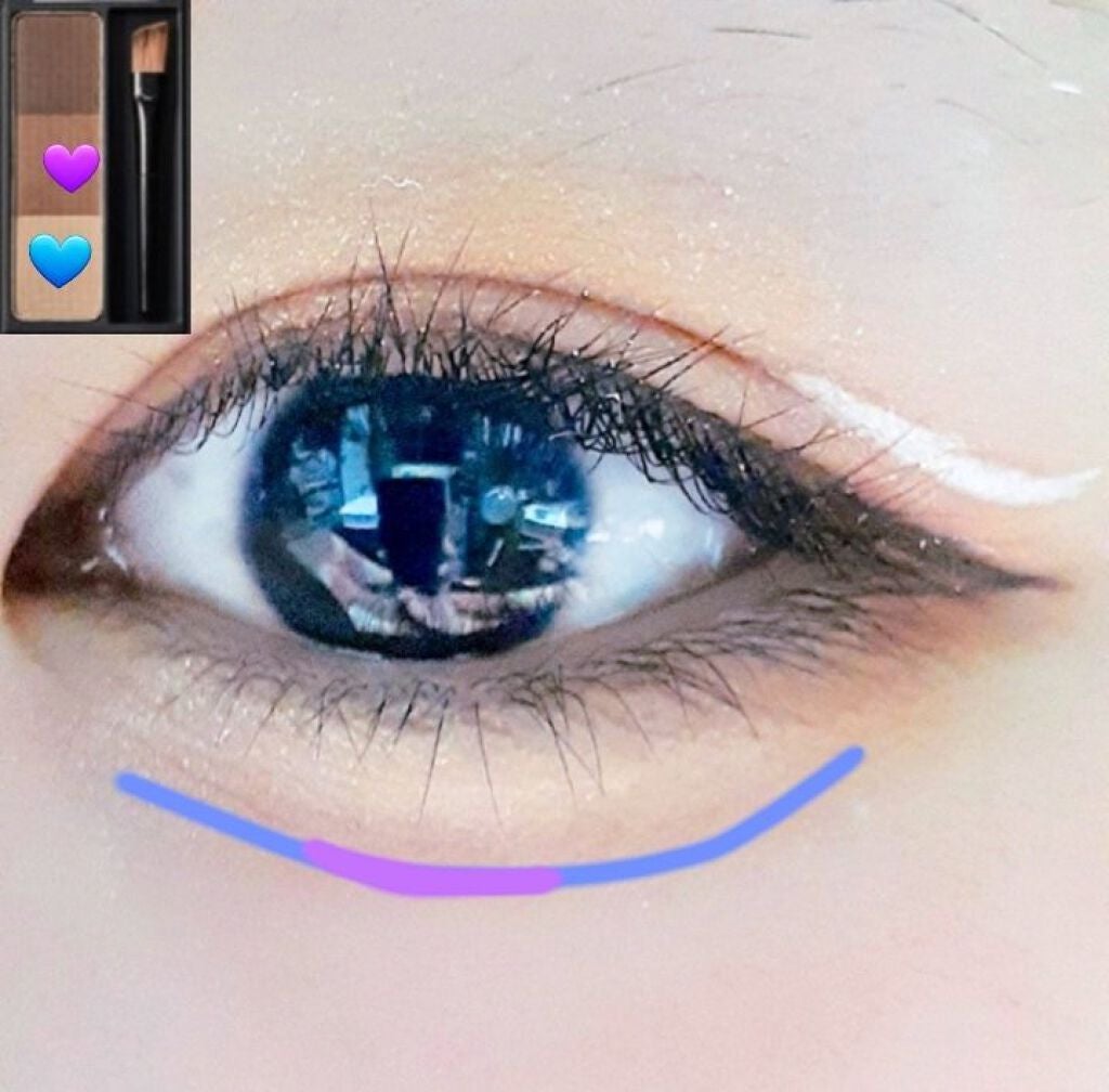 描くふたえアイライナー/CEZANNE/リキッドアイライナーを使ったクチコミ(6枚目)