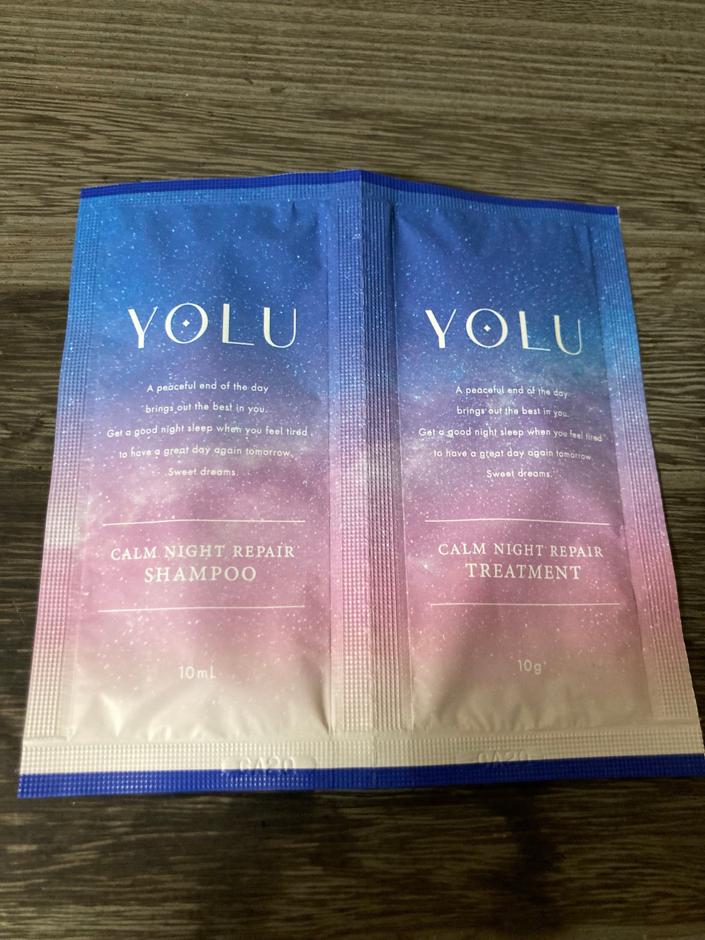 カームナイトリペアシャンプー/トリートメント/YOLU/市販シャンプーを使ったクチコミ(1枚目)