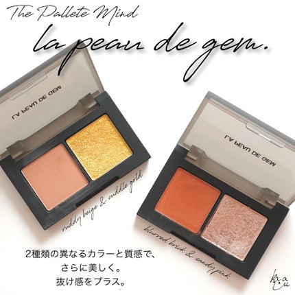 THE PALLET MIND/la peau de gem./アイシャドウパレットを使ったクチコミ(1枚目)