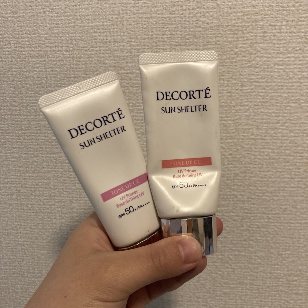 サンシェルター トーンアップCC/DECORTÉ/CCクリームを使ったクチコミ（1枚目）