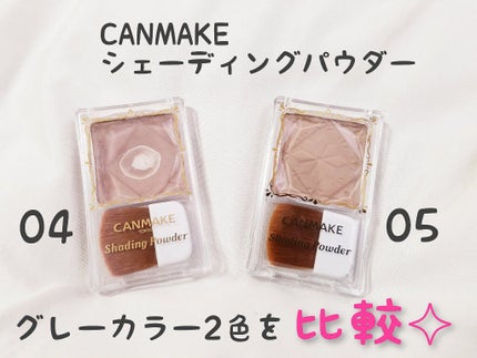 シェーディングパウダー/キャンメイク/シェーディングを使ったクチコミ(1枚目)