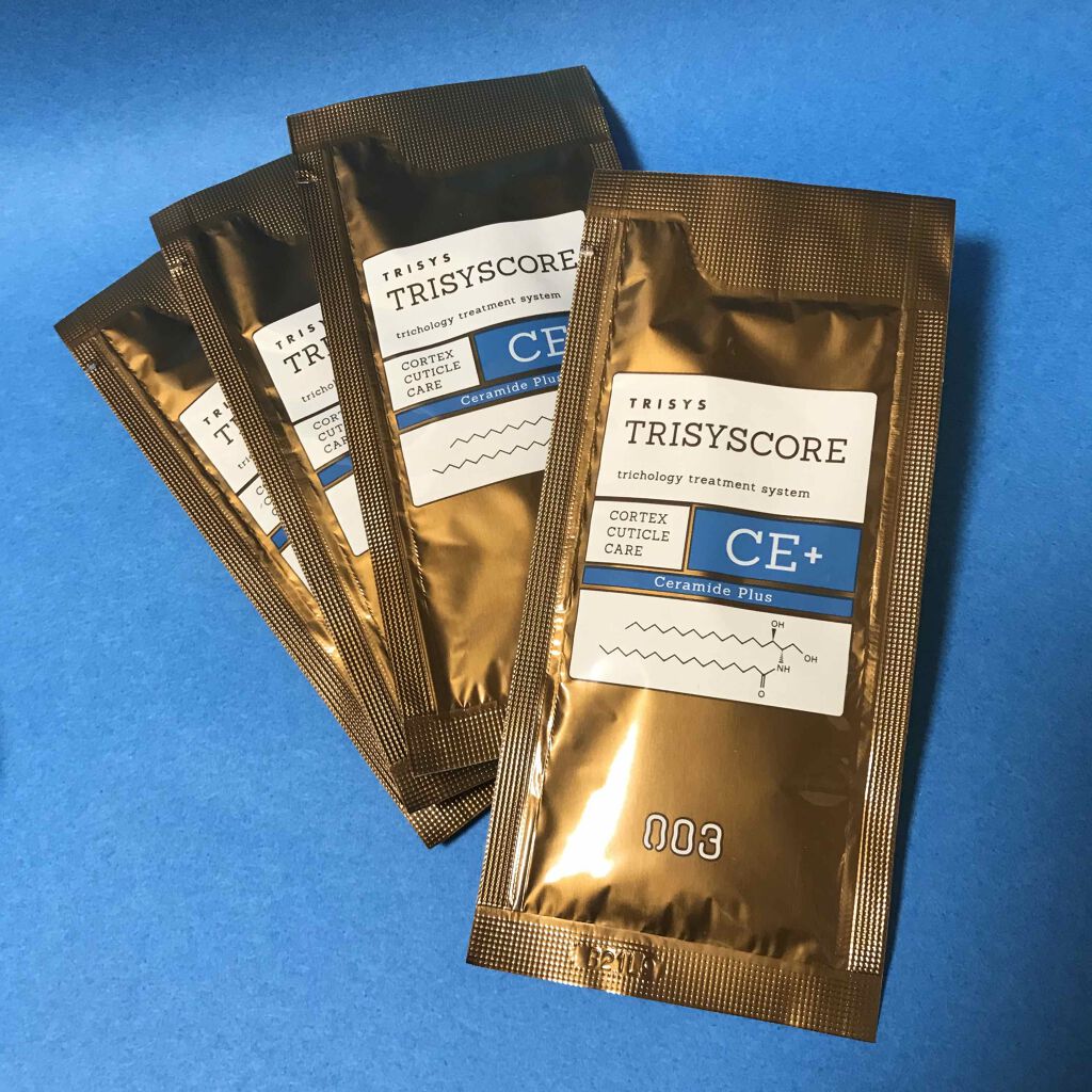 トリシスコアシーイープラス/ナンバースリー/洗い流すヘアトリートメントを使ったクチコミ（2枚目）
