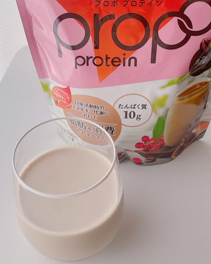 プロポ プロテイン(カフェオレ味)/ロート製薬/その他プロテインを使ったクチコミ(7枚目)