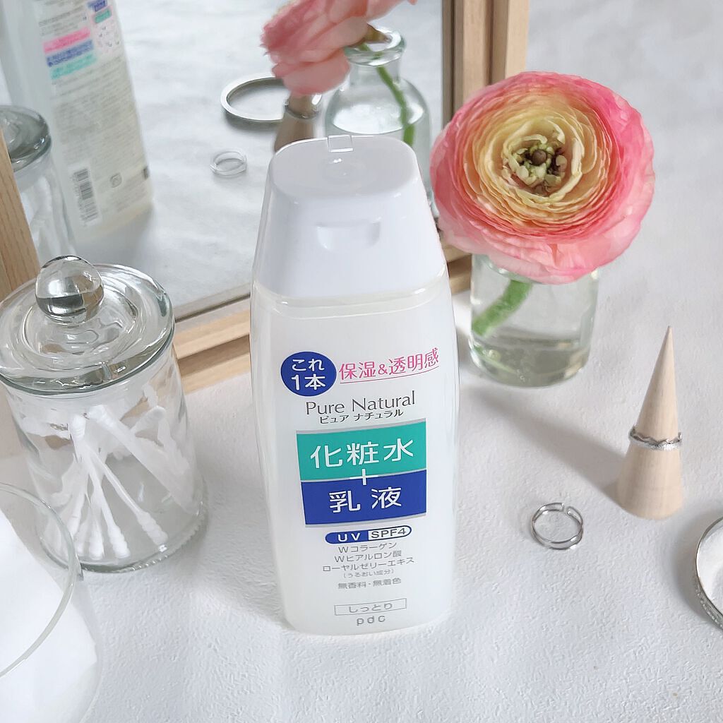 ピュア ナチュラル エッセンスローション ＵＶ/pdc/オールインワン化粧品を使ったクチコミ（1枚目）