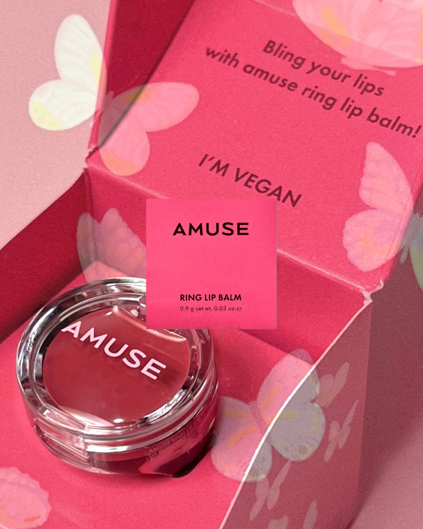 リングリップバーム/AMUSE/口紅を使ったクチコミ（2枚目）