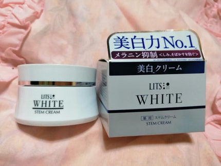 リッツ ホワイト 薬用ステムクリームのクチコミ「🦢 リッツ ホワイト 薬用ステムクリーム 🦢
♥️ ピンク色した美白クリーム ♥️
もう.....」(1枚目)