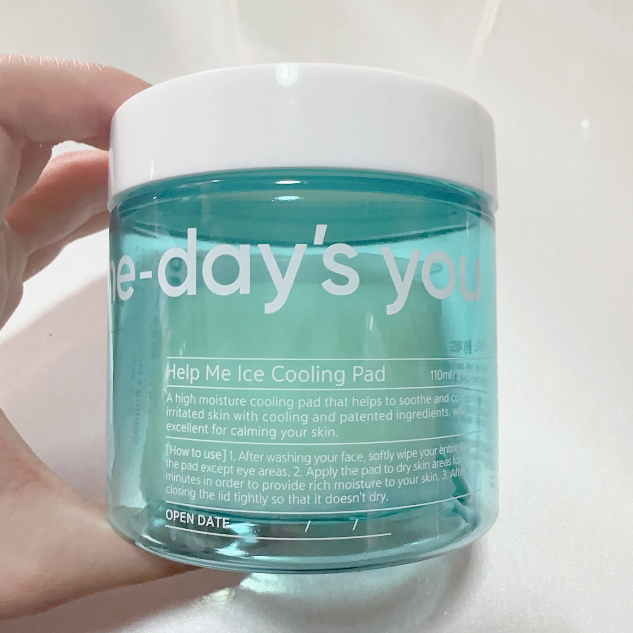 ヘルプミー! アイスクーリングパッド/One-day's you/トナーパッドを使ったクチコミ（2枚目）