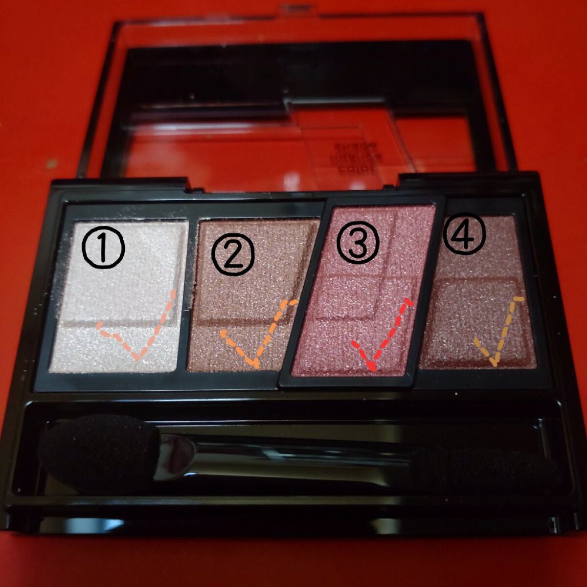 デザイニングブラウンアイズ/KATE/アイシャドウパレットを使ったクチコミ(2枚目)