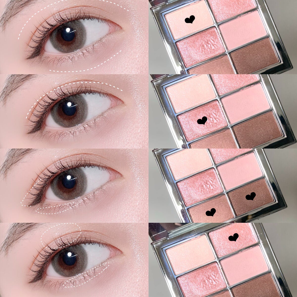 アイ ヴィーガン シアーパレット/AMUSE/アイシャドウパレットを使ったクチコミ(3枚目)