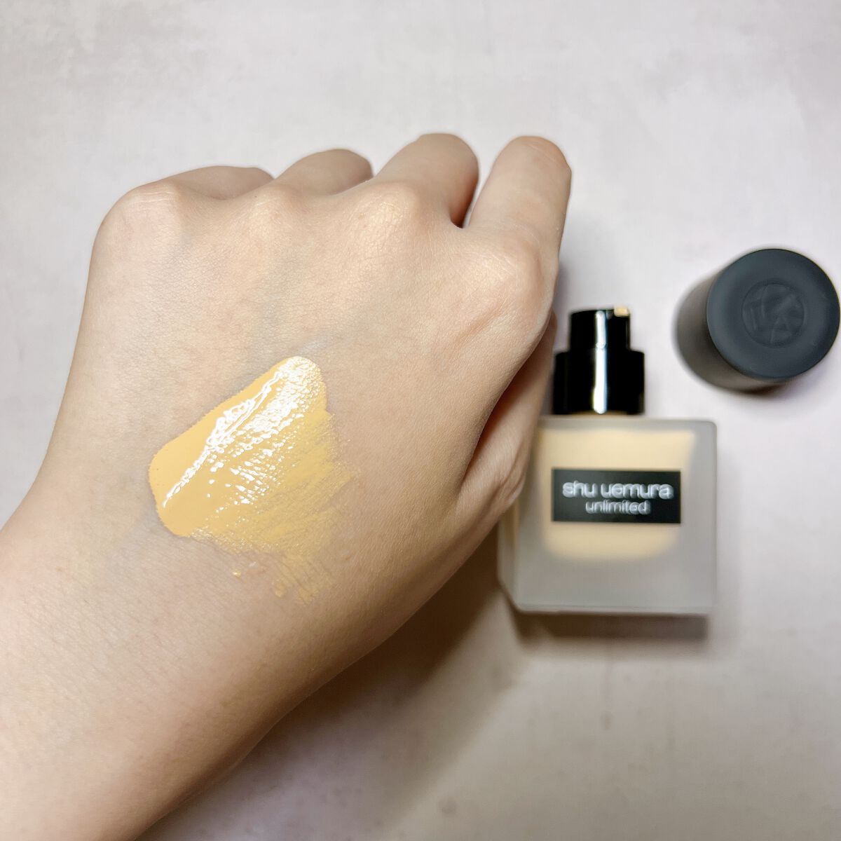 （旧）アンリミテッド ラスティング フルイド/shu uemura/リキッドファンデーションを使ったクチコミ（3枚目）